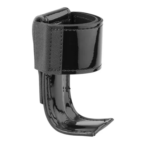 Dutyman Hi-Gloss Leather Radio Holder Steel-Based Mount