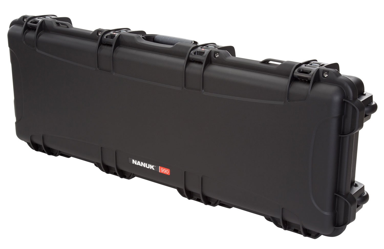 Nanuk 9901001 47" Black Polymer Tactical Rifle Case with Foam & Wheels - Nanuk