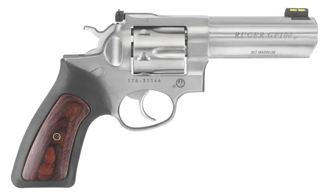 Ruger GP100 1762 Revolver Stainless 357 Magnum/38 Special 4.2" Barrel - Ruger - 357 Magnum | 38 Special for sale at Gun Club HQ