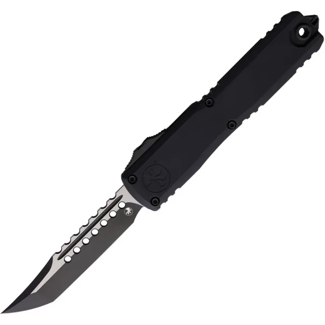 Microtech Ultratech G3 ZBP Hellhound 3.55 In Black Aluminum Handle - MICROTECH
