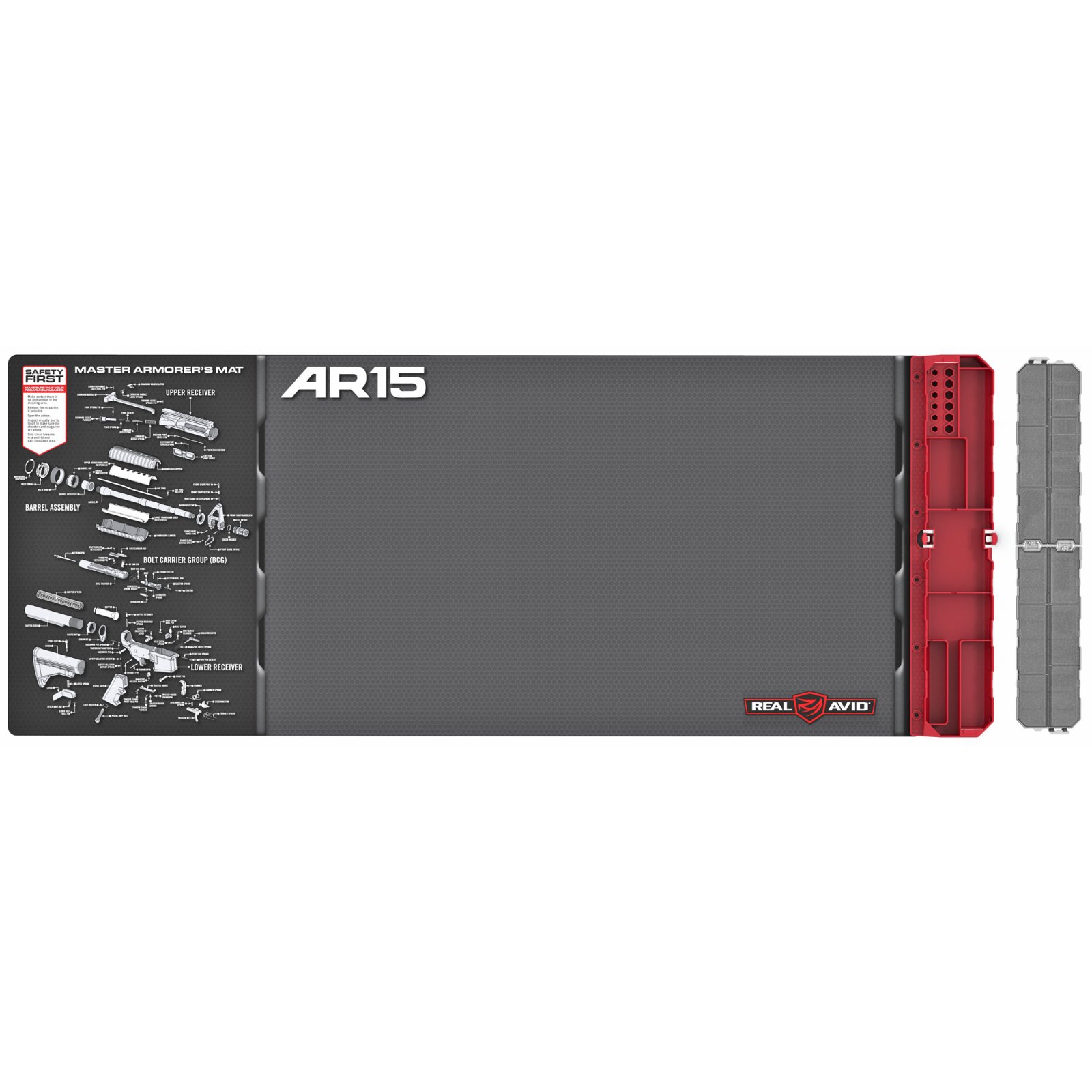 Buy Real Avid AVMAM-AR Gun Maintenance Mat Non-Slip Rubber with Parts Tray online