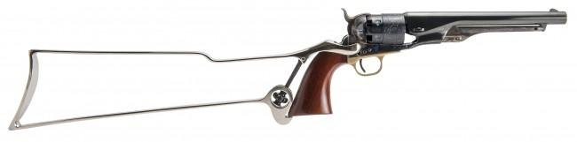 Cimarron DA60/51/61SS Revolver Shoulder Stock Steel 1860/1851/1861 - Cimarron