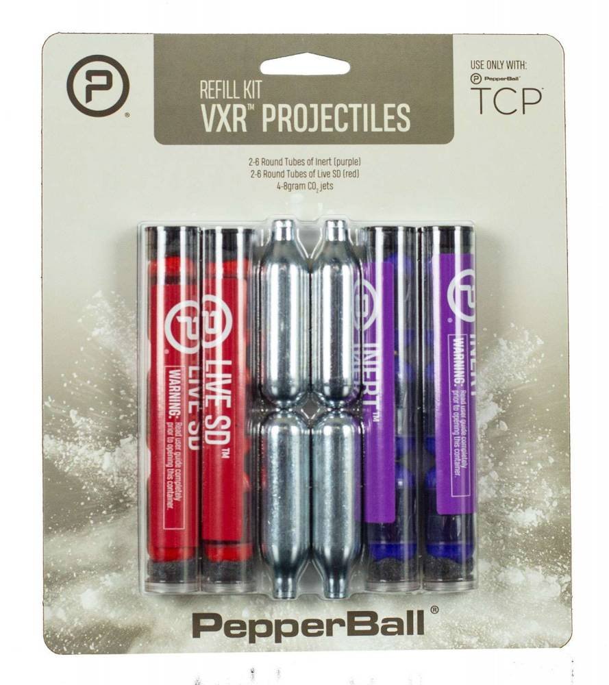 UTS PepperBall TCP VXR Refill Kit with Inert Live Projectiles and CO2 - UTS