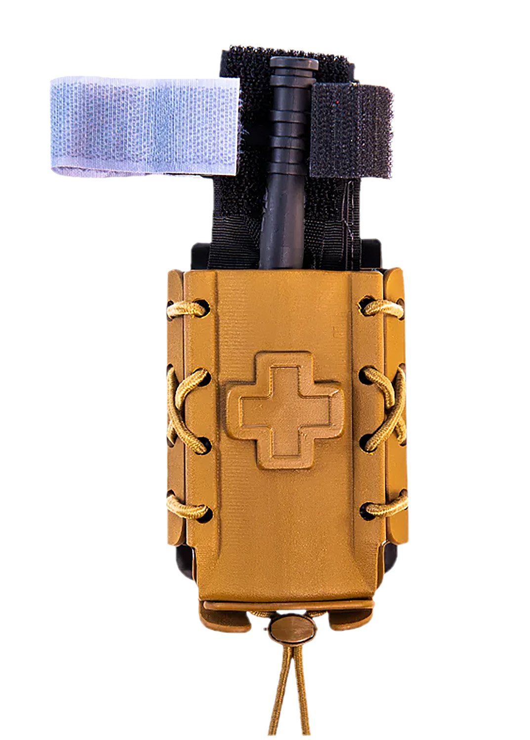 High Speed Gear 11TQK0CB Tourniquet TACO Pouch Coyote Brown Kydex 2" Clip - HSGI