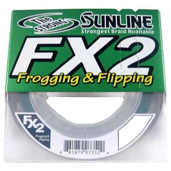 FX2 BRAID 300 YD DARK GREEN 60 LB.