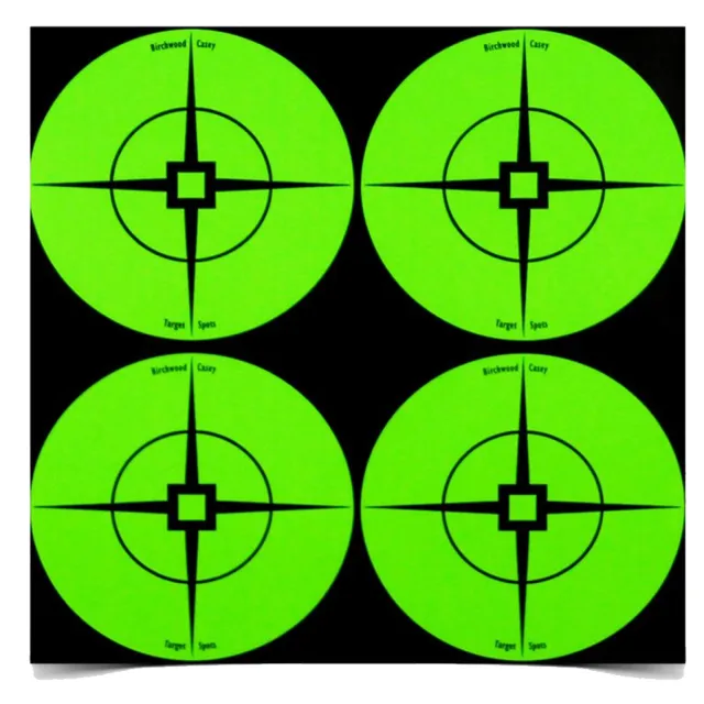 Birchwood Casey Self Adhesive 3" Target Spots Atomic Green 40 Pack - Birchwood Casey - 3"