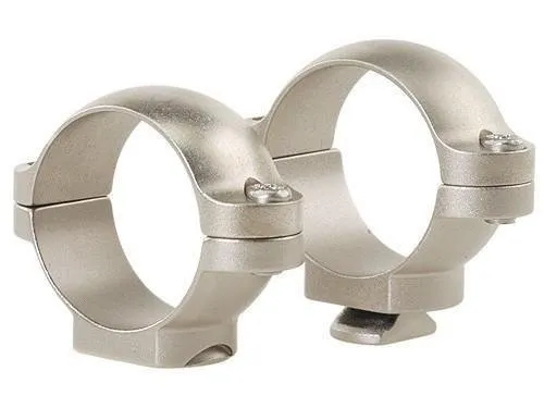 Leupold 1" STD Scope Rings - Low Height, Silver Finish