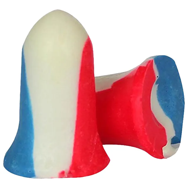Howard Leight Super Leight Ear Plugs Foam Red/White/Blue 10 Pr 33dB - Howard Leight