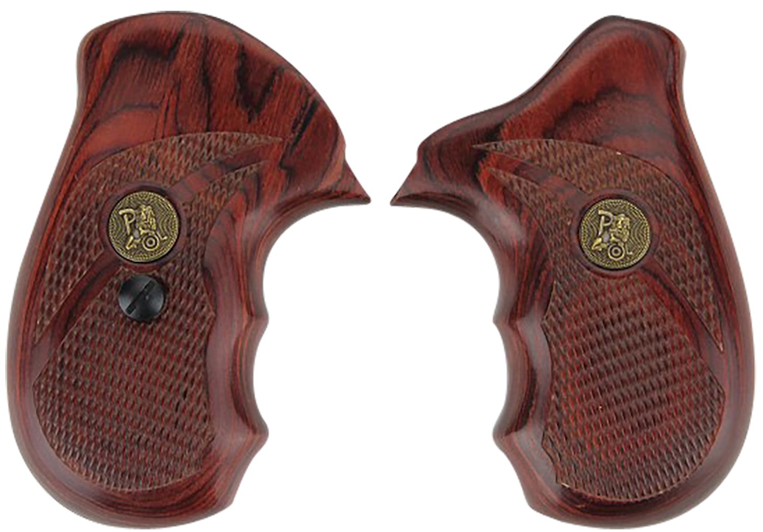 Pachmayr Renegade Deluxe Wood Laminate Grips S&W J-Frame Rosewood - Pachmayr