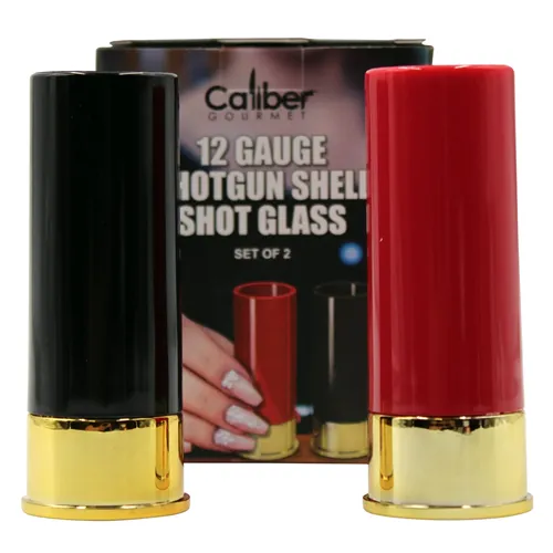Caliber Gourmet 12 Gauge Shot Glass Bullet Shell Style Replica