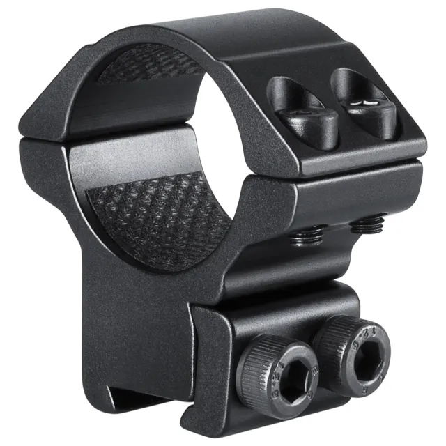 Hawke 22101 Match Mount Rings 9-11mm 1" Medium Aluminum Black - Hawke Optics