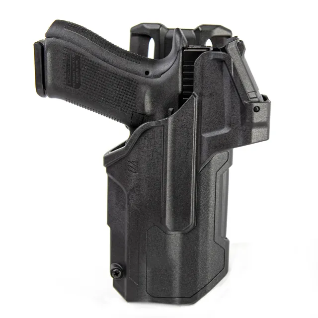 Blackhawk T-Series L2D LB Holster for Glock 17/19/22/23/31/32/45/47 TLR-1/2