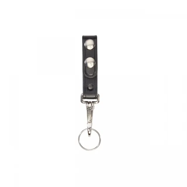 Aker Leather Single Key Strap Heavy-Duty Riveted Leather Snap