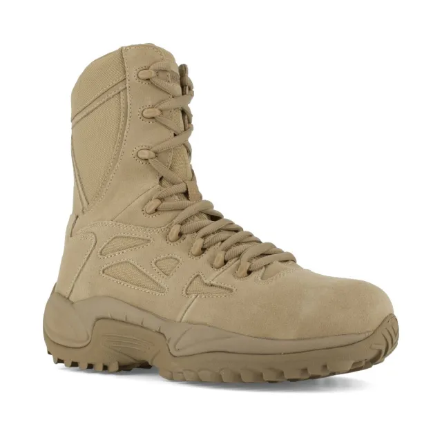 Reebok Rapid Response Stealth Boot 8In Composite Toe Desert Tan
