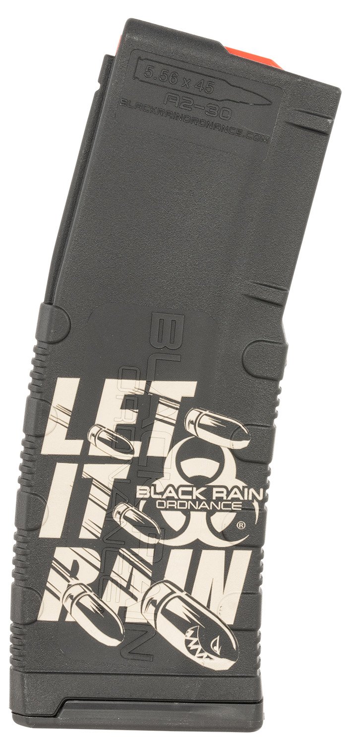 Black Rain Ordnance MAG30LETITRAINB 223 Rem/5.56 NATO 30rd Magazine - Black Rain Ordnance - 30RD