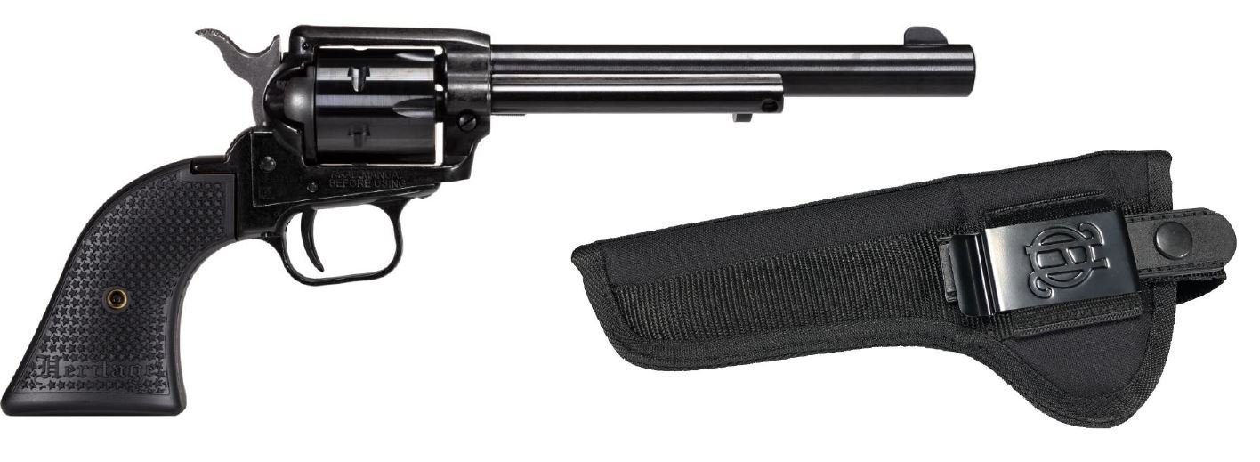 Buy Heritage Mfg RR22B6PGHOL Rough Rider 22 LR 6 Shot 6.50" Black Oxide... online