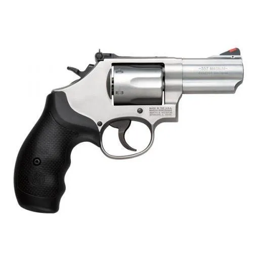 Buy Smith & Wesson 10061 Model 66 Combat Magnum Stainless Steel Revolver 2.75" Barrel 6rd Cylinder K-Frame Full-length Extractor Rod Synthetic Grip Internal Lock online