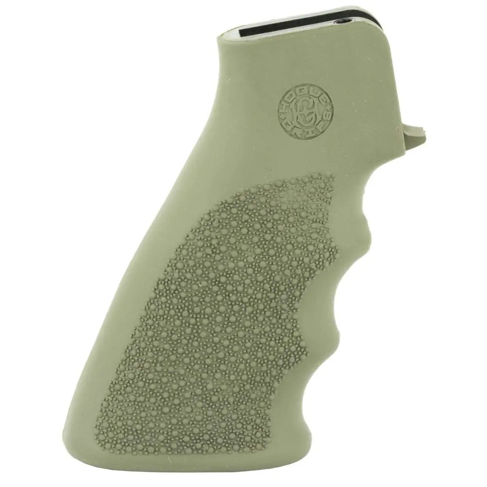 Hogue Overmolded AR15/M16 Rubber Finger Groove Grip OD Green - Hogue