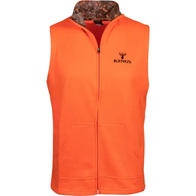 Kings Camo KBZ420-BZ/DS-L Vest Blaze Large 100% Polyester - Kings Camo