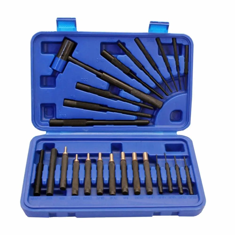 Buy DAC GMPUNCH24 24-Piece Drive Pin & Roll Punch Set with Reversible Hammer online