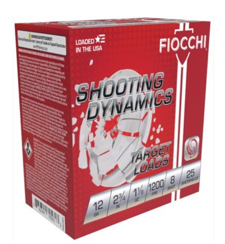 Buy Fiocchi 12SD18H8 Shooting Dynamics 12 Gauge 2.75" 1 1/8 oz 1200FPS 8 Shot online