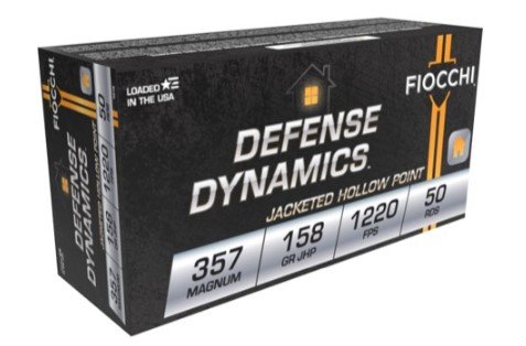 Fiocchi 357B Defense Dynamics 357Mag 158gr Jacketed Hollow Point 50 Per... - Fiocchi - 357 Mag