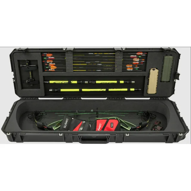 SKB 3i-5014-PL iSeries Target Bow Case Black, Foam Insert, Wheels - SKB