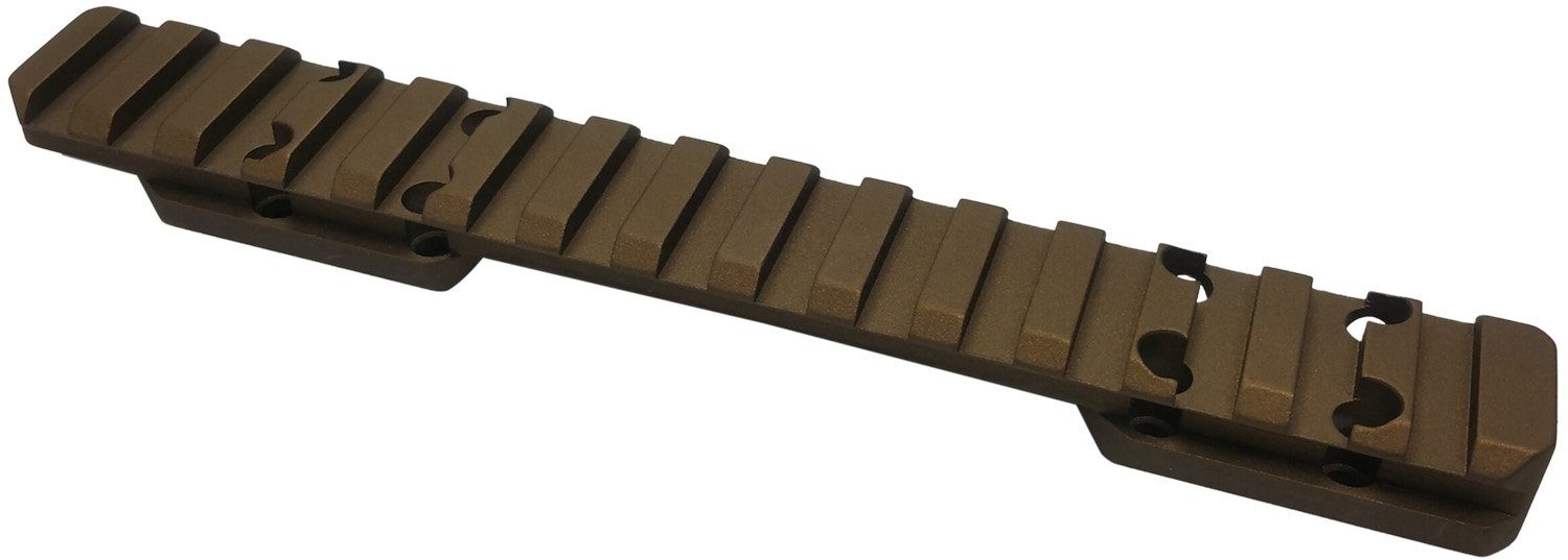 Talley PX0SB735 Smoked Bronze Cerakote Browning X-Bolt Picatinny Rail - Talley