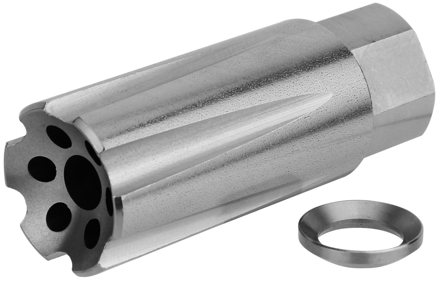 Buy TacFire MZ1020SS Linear Compensator 2.26In 1/2-28 Stainless Steel online