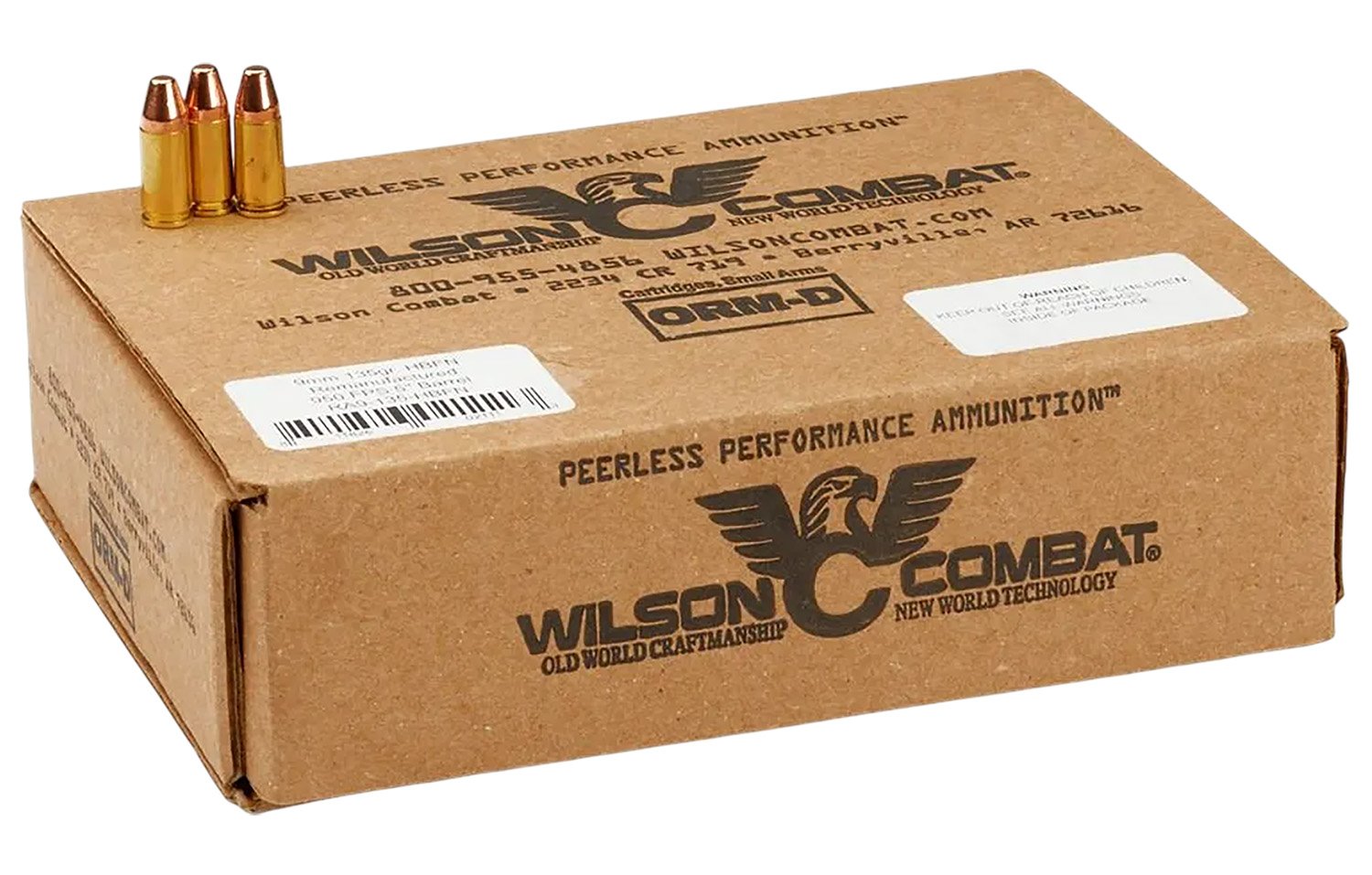 Wilson Combat RA9135HBFN 9mm 135gr Hollow Base Flat Nose 27rd - Wilson Combat - 9mm