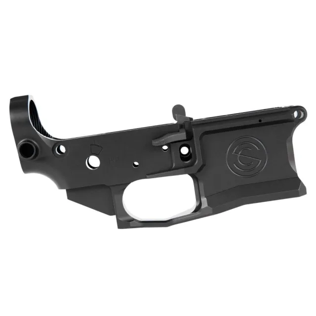 SilencerCo SU4766 SCO15 Lower Receiver Black Anodized Finish 7075-T6...