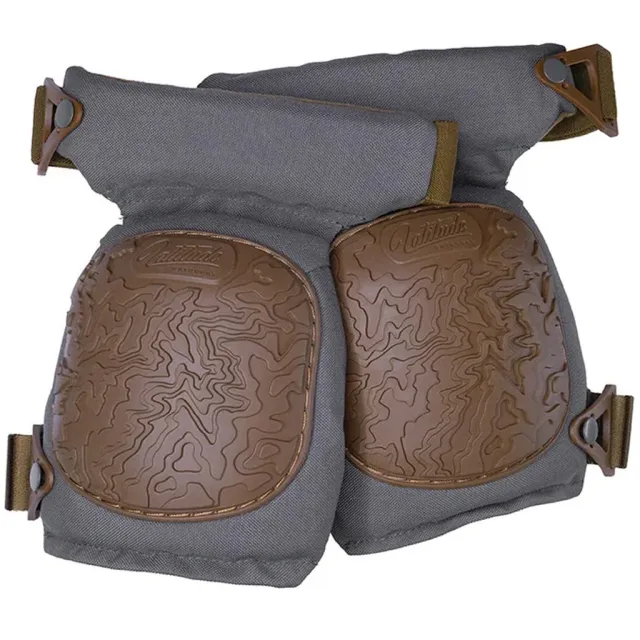 Latitude Outdoors Knee Pad Grey Adjustable Straps Gel Insert - Latitude Outdoors