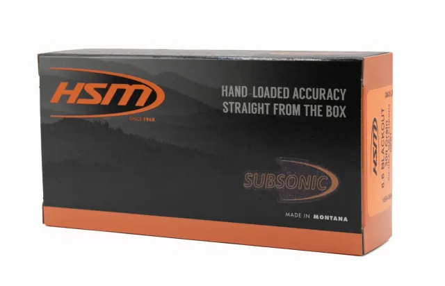 HSM Ammo 86BLK1N 8.6BLK 300gr HPBT 20/25rd