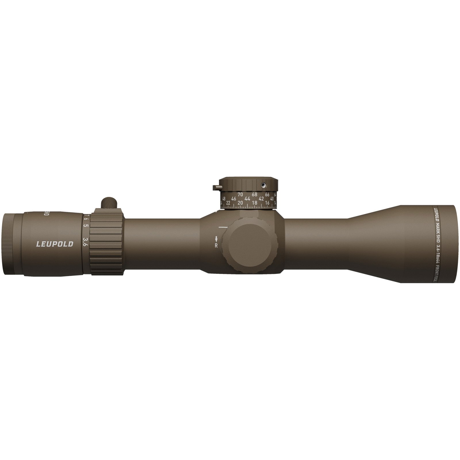 Leupold Mark 5HD 3.6-18x44mm FFP PR-1MOA Riflescope - Leupold & Stevens - 44MM