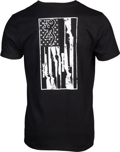 Browning SS T-SHIRT BROWNING LEGACY FLAG BLACK - Browning