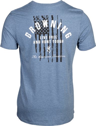Browning SS T-SHIRT HUNT TOUGH BLUE - Browning