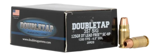 Buy DTAP 357S125X .357 Sig 125gr Ammunition 20/50 Rounds online