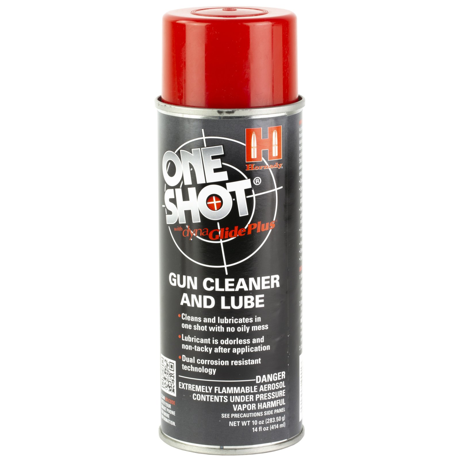 Hornady 99901 One Shot Gun Cleaner Lube 10 oz Odorless Aerosol - Hornady Manufacturing Company - 10 OZ