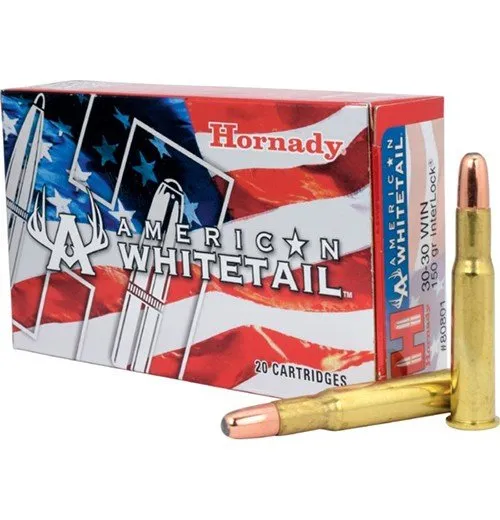 Buy Hornady American Whitetail 30-30 Winchester 150 Gr InterLock 20 Rounds Box online