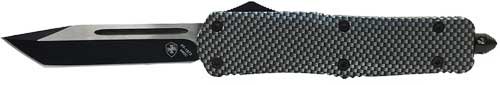 Templar Knife LCF231 Large OTF Carbon Fiber 3.5" Black Tanto Blade - Templar Knife