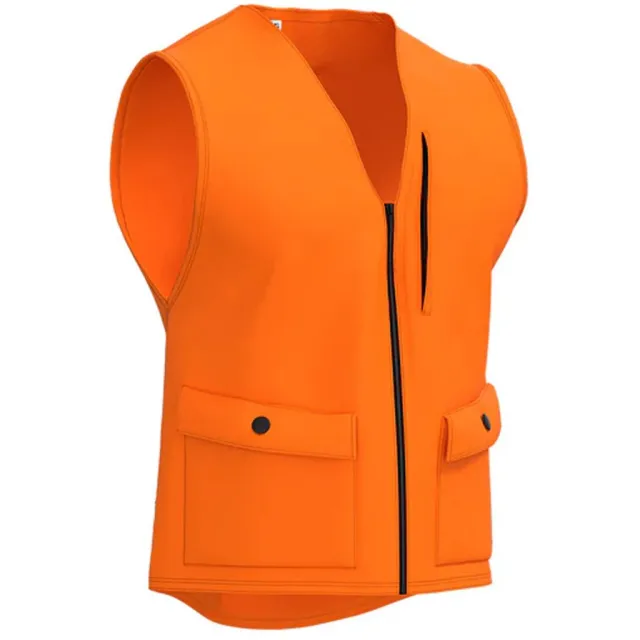 Half Rack Deluxe Safety Vest Blaze Orange Youth - Half Rack