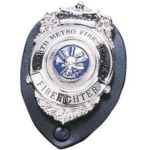 Strong Leather Clip-On Badge Holder Shield Reinforced Heavy Duty - Strong Leather for sale at Smoke Wagon Firearms