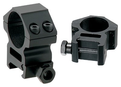UTG RGWM30M4 30mm Medium Profile Matte Black Rings for Picatinny/Weaver - UTG