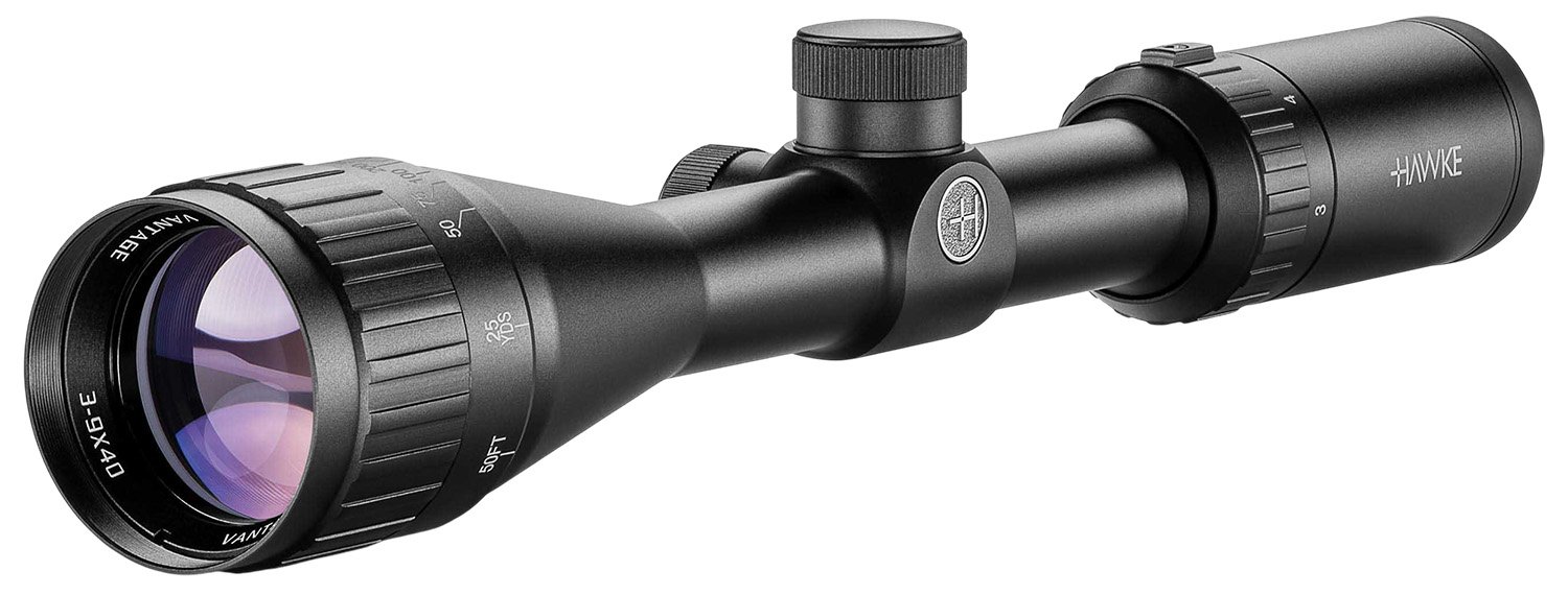Hawke Sport Optics 14123 Vantage Riflescope Black 3-9x40mm 1" Tube Mil-Dot Reticle - Hawke Optics - 40MM
