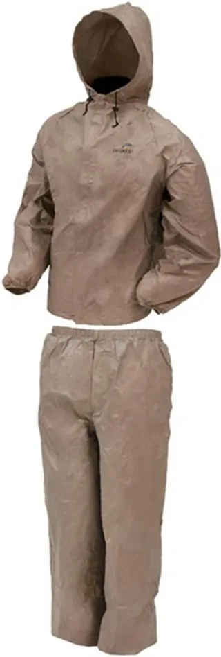 Buy Frogg Toggs Ultra LT Rain Suit Khaki UL12104 : UL12104-04SM online