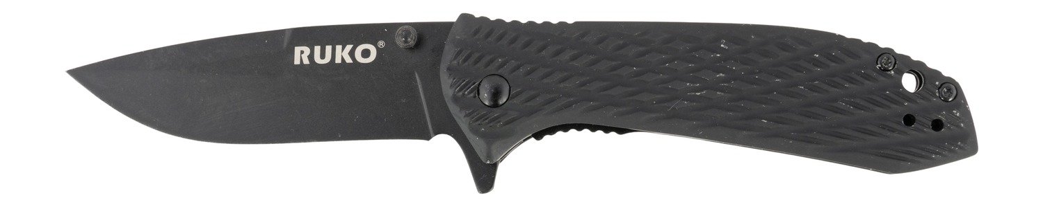 Buy RUKO RUK0179BBK 440C Black Handle Folding Knife online
