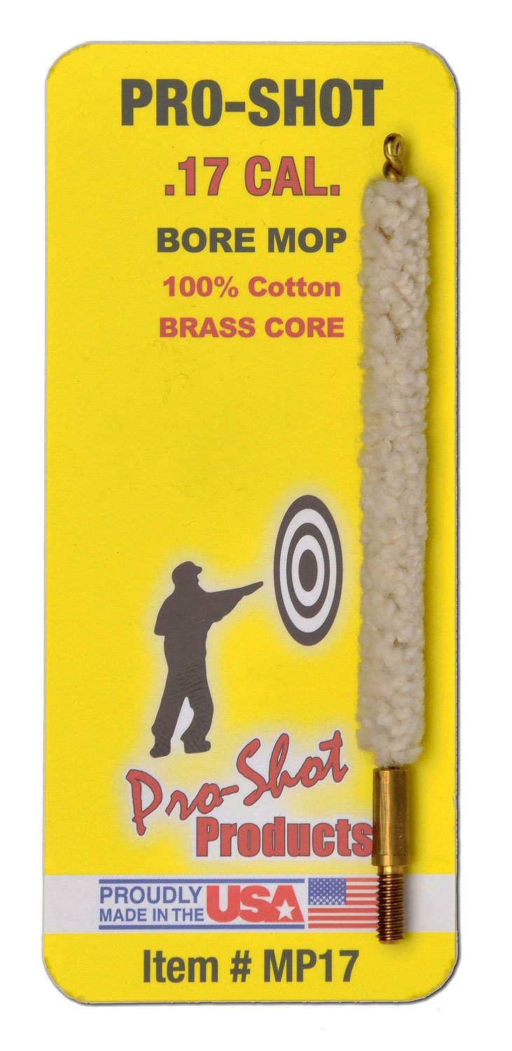 Buy Pro-Shot Cotton Bore Mop (5/40 Thread) .17 cal online
