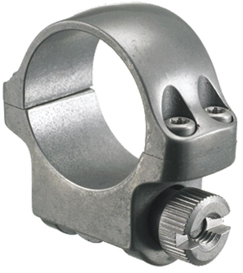 Ruger 90293 3KTG Scope Ring 1" Low Profile Target Grey Stainless - Ruger - 1"