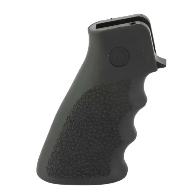 Hogue Grips Overmolded AR-15/M16 Rubber Finger Grooves Black - Hogue