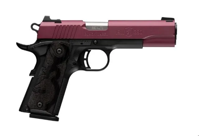 2024 SHOT Show 1911-Style 380 ACP Pistol: Lightweight, Cerakote, 8-Rd Mag, Wood Grips - Browning - 380 ACP